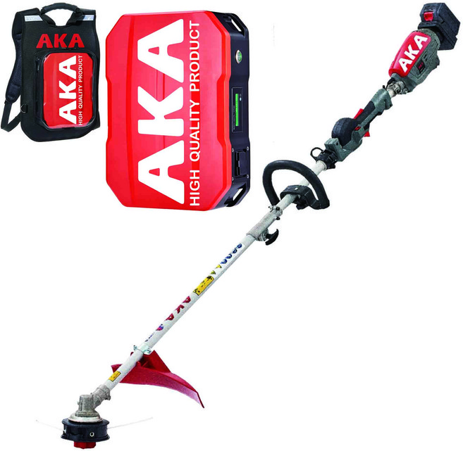 AKA 無線背負式除草機 防水馬達設計 輕巧無線 園藝好幫手, 1套