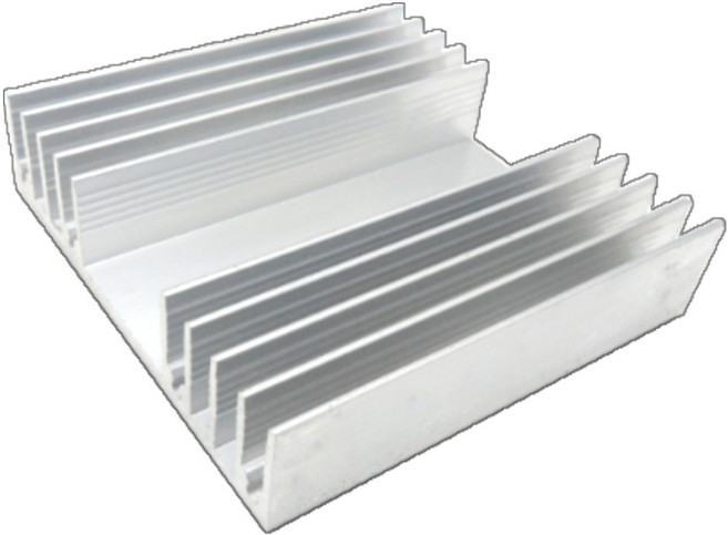 알루미늄 다용도 방열판 히트싱크 쿨러 다이오드 100X100X24mm, 1개