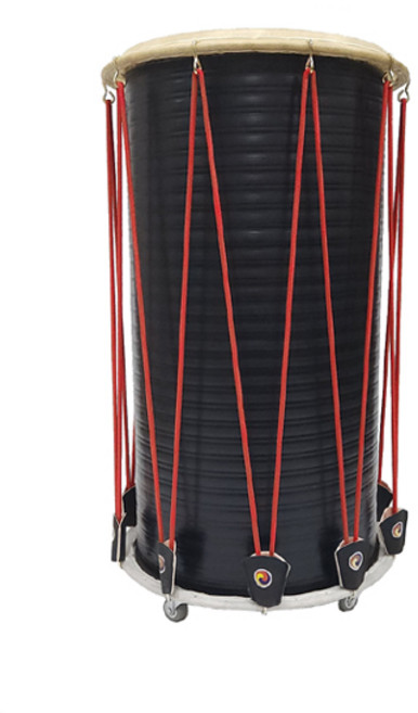 한마음 국악사 흑검 줄무늬 난타북 (빨간줄), 1개