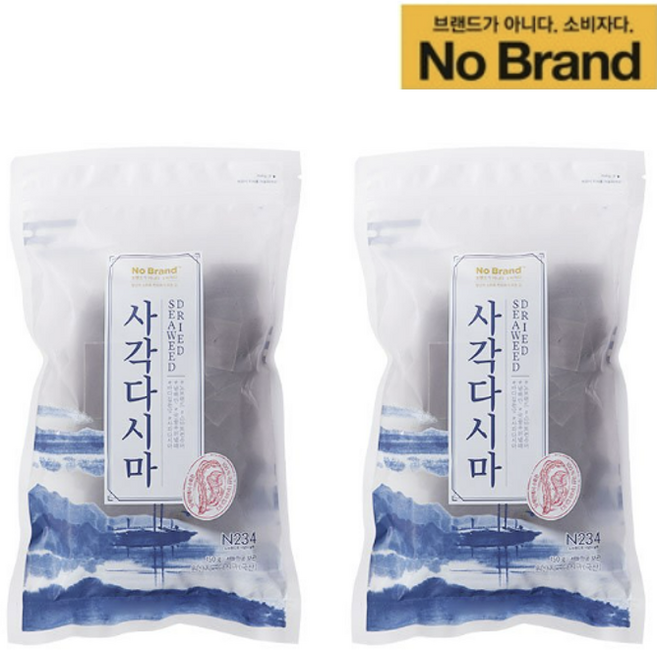 노브랜드 사각다시마 150g x 2개, 단품