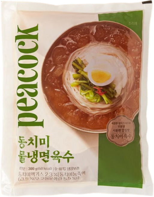 피코크 동치미 물냉면육수, 3개, 300g