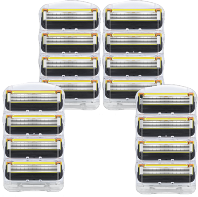 토브리빙 면도날 신형 프로쉴드 옐로우 질레트 호환, 2개, 8개입