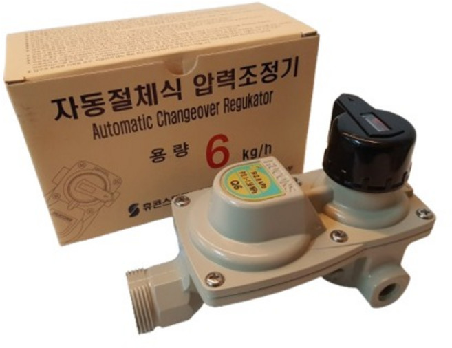휴콘스 6kg 자동절체식 압력조정기, 6K 2.8kPa, 1개