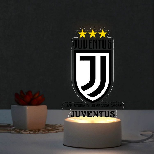 프리미어리그 축구팀 팬 조명 인테리어 굿즈 축구더쿠, 유벤투스 】
