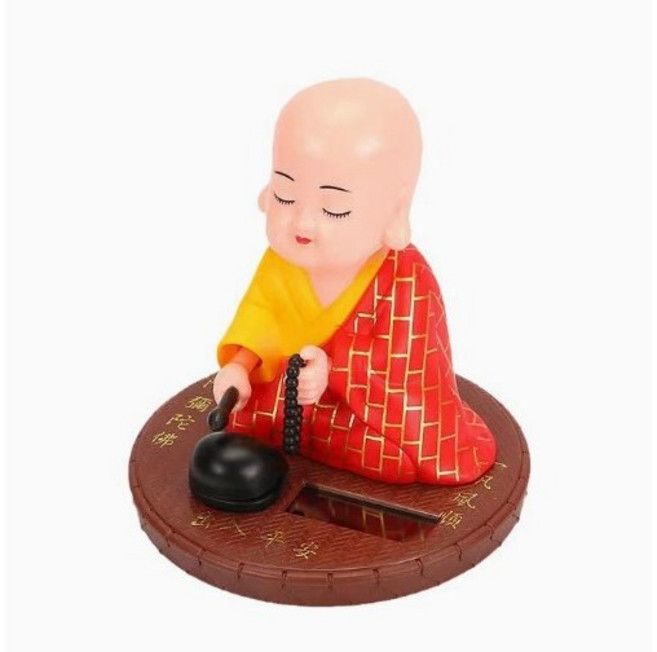 노호혼 태양열 움직이는 스님, 레드, 1개