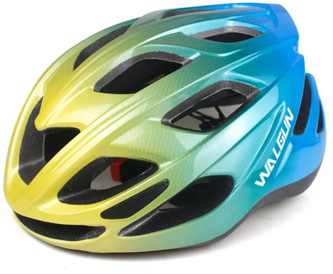 남녀공용 초경량 사이클링 헬멧 도로 MTB 경주 철인 3 종 경기 자전거 야외, 3 gradient, 1개