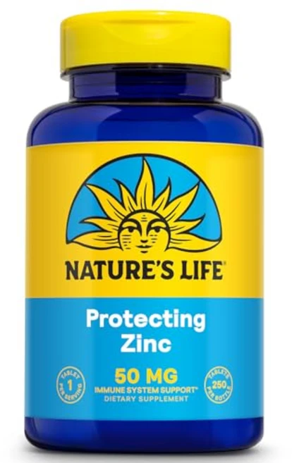 네이처스 라이프 보호 아연 50mg 구리 2.5mg 함유 - NATURE'S LIFE Protecting Zinc 50mg with 2.5mg Copper - Chelated Zi, 1개 - 쿠팡
