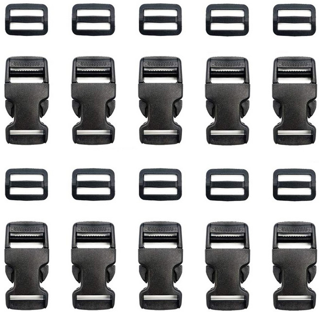 플라스틱 벨트 버클 25mm 플라스틱조절 버클 DIY 공예품에 사용 DIY 공예 백팩 묶음 포켓 스트랩 러기지 컴파트먼트 강아지 목걸이, 블랙, 1개