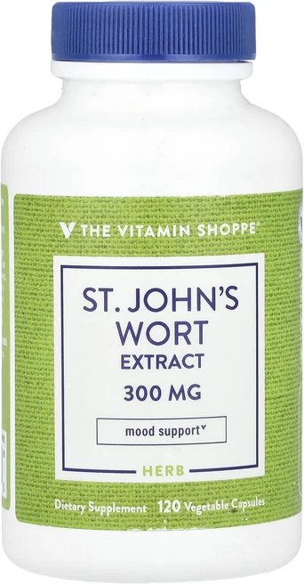 몸관리하세요 겨울입니다 The Vitamin Shoppe 세인트존스워트 추출물 300mg 베지 캡슐 120정 특별관리진행, TheVitaminShoppe세인트존스워트추출물300m, 1개 - 쿠팡