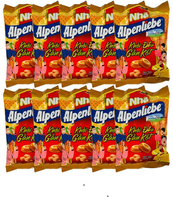 알펜리베 오리지널 밀크맛 츄잉캔디, 10개, 111.5g