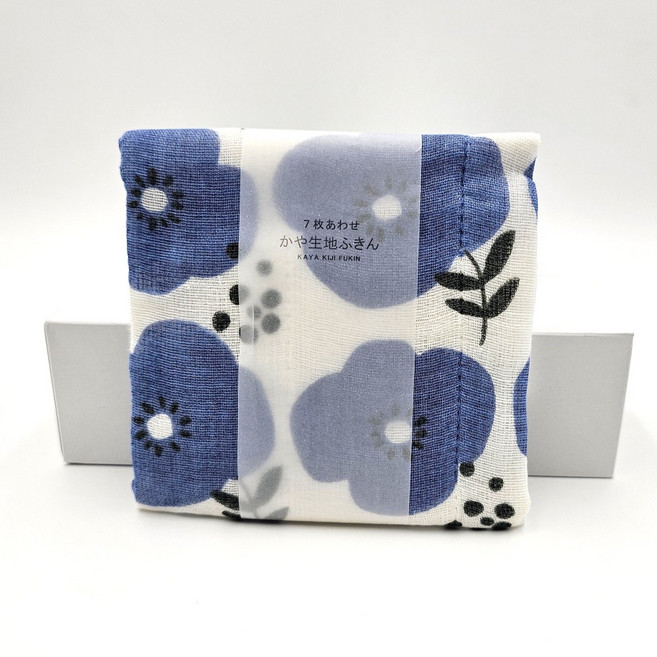 일본 카야 7겹 천연면 고급 주방행주 부드러운 천연 키친타올, 1개