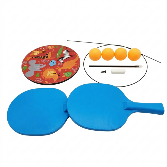 층간소음 걱정없는 가정용 혼자 탁구 연습기 실내 운동 실력 향상 훈련 세트, 1세트, 1호