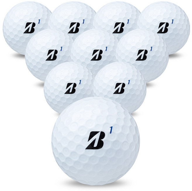 나이스골프 브리지스톤 화이트 A-등급 로스트볼, 10개, 1개