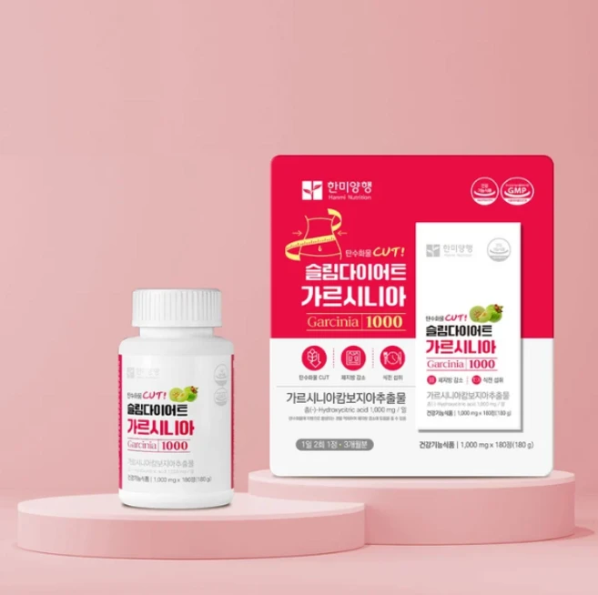 한미 슬림 다이어트 가르시니아, 1개, 180정 - 쿠팡