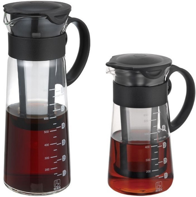 GlassKing 日式冷萃壺 台灣製造 耐熱玻璃, 1個, 1100ml+700ml