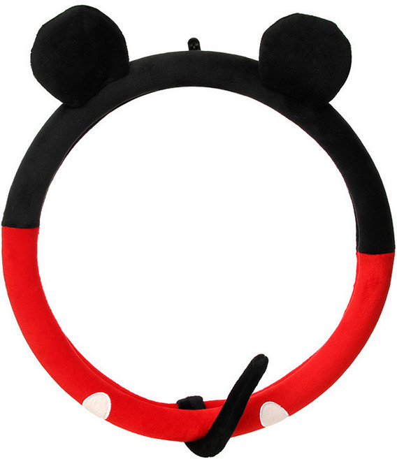 에브리샤인 미키 자동차 핸들커버 겨울 보온 따뜻한 퍼 핸들커버 370 380 공용