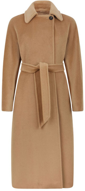 막스마라 벨트 칼라 코트