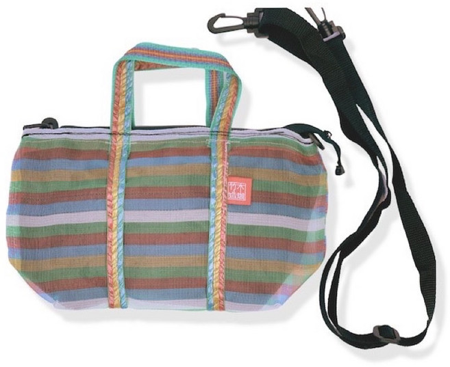 竹木造咖 茄芷小背包 環保復古手提側背包 台灣LV 阿嬤市場袋, 五彩色（小）, 五彩色