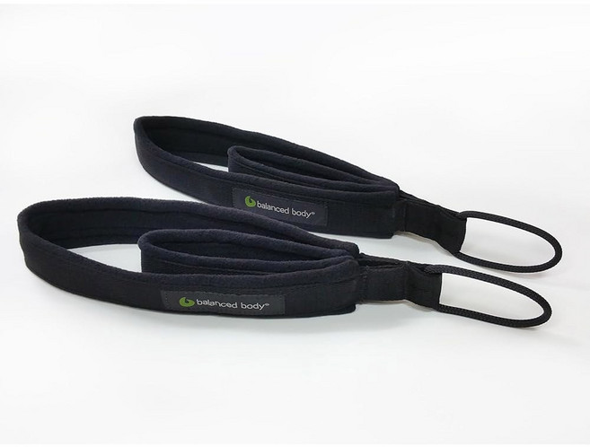 밸런스 바디 패딩 더블 루프 부드러운 링이 있는 발 및 손 스트랩 필라테스 장비를 위한 편안한 리포머 액세서리 홈 헬스장 또는 스튜디오에서 사용할 수 운동 장비 1켤레, 1개