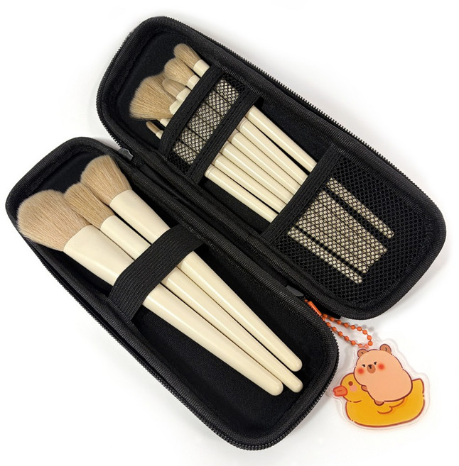 로앤제이 여행용 화장품 브러쉬 파우치 메이크업 분리형 보관 케이스, 대형, 1개, 대형