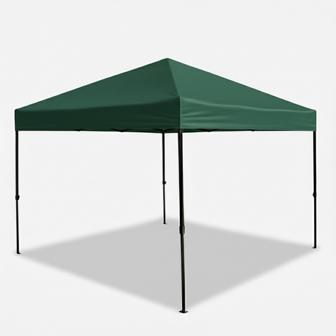 리브포어스 휴대용 접이식 캠핑천막 트렁크 수납가능 3mX3m, 그린- 3M x 3M