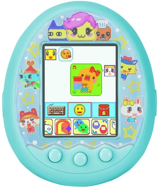 추억의 미니펫 키덜트 다마고치 전자게임기 칼라 버전, 블루