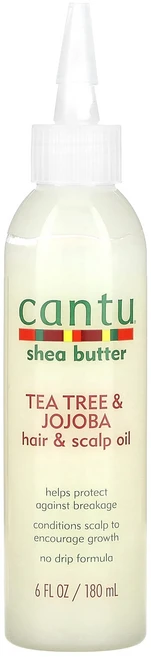 Cantu 시어 버터 티트리 & 호호바 헤어 & 두피 오일 180ml (6 fl oz), Cantu시어버터티트리호호바헤어두피오일180ml6flo - 쿠팡