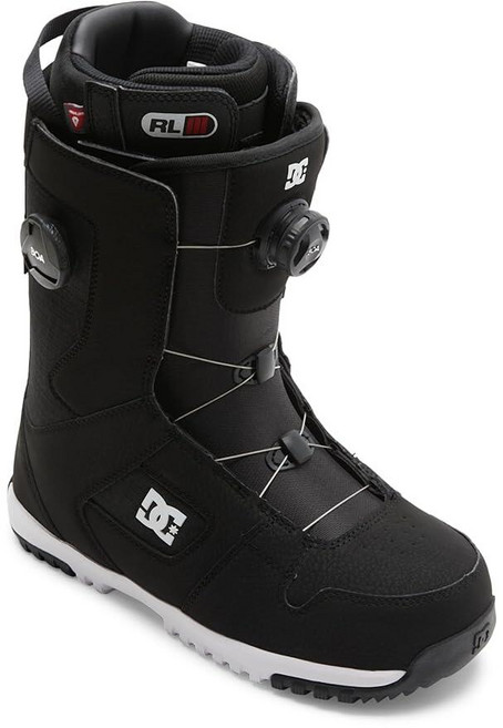 DC Shoes 남성용 Phase BOA Pro 따뜻하고 내구성이 뛰어난 관절형 미디엄 플렉스 통기성 스노우보드 부츠 단열 라이너 및 몰드 안창 블랙/블랙/화이트 250m, DC Shoes 남성용 Phase BOA Pro 따뜻하