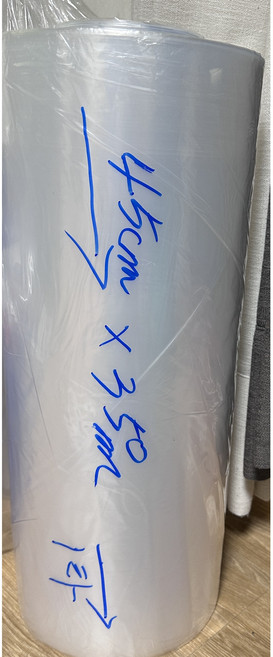 떡집용 롤비닐 떡비닐 45cmX350m 두께3T LDPE 1타 투명롤 떡 포장 마끼비닐 베이킹 깔개, 1롤