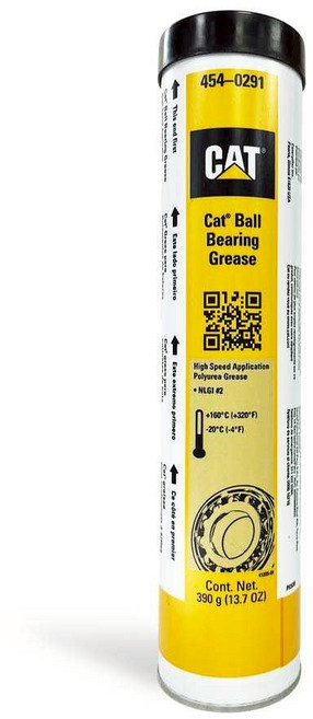 油工廠 CAT Ball Bearing Grease 貓牌 黃油 390g 藍色 滾珠軸承潤滑脂 高速聚脲潤滑脂 NLGI #2, 1個