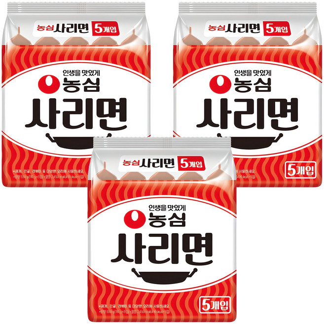 농심 사리면 110g, 15개
