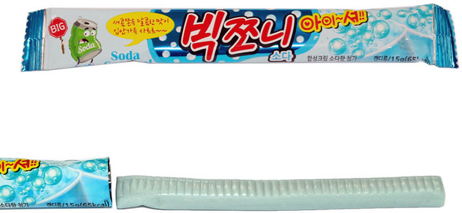 빅쪼니 소다맛 꼬미볼 미니멍 사이다향 캔디 밭두렁 옥수수튀김 꾀돌이 추억의과자 옛날과자 불량식품 문방구과자 옛날젤리, 15g, 1개