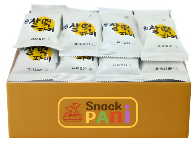 스낵파니 찰떡파이 대용량 간식 25개입, 25개