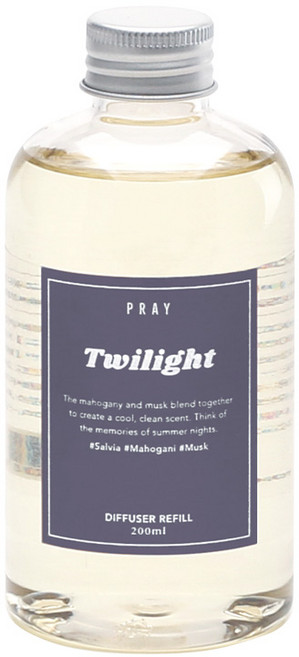 프레이 디퓨저 리필액 실내 화장실 방향제 200ml, 트와일라잇, 1개