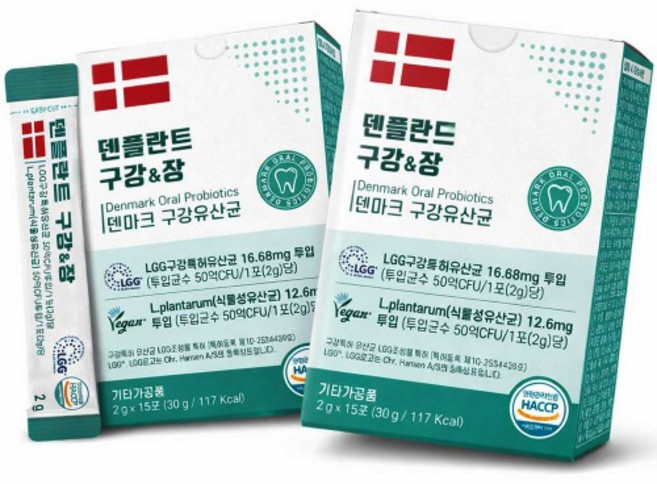 [본사출고] 활력케어 덴플란트 구강&장 전용 패키지, 30g, 8박스