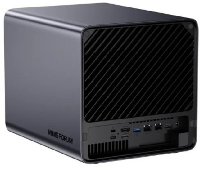 MINISFORUM N5 Pro AMD Ryzen AI 9 HX PRO 370 DDR5 16GB SSD 나스 미니 PC 클라우드 홈 스토리지 Oculink, 01 Ryzen 7 255, 01 유럽 ​​연합, 01 DDR5 64GB 128GB