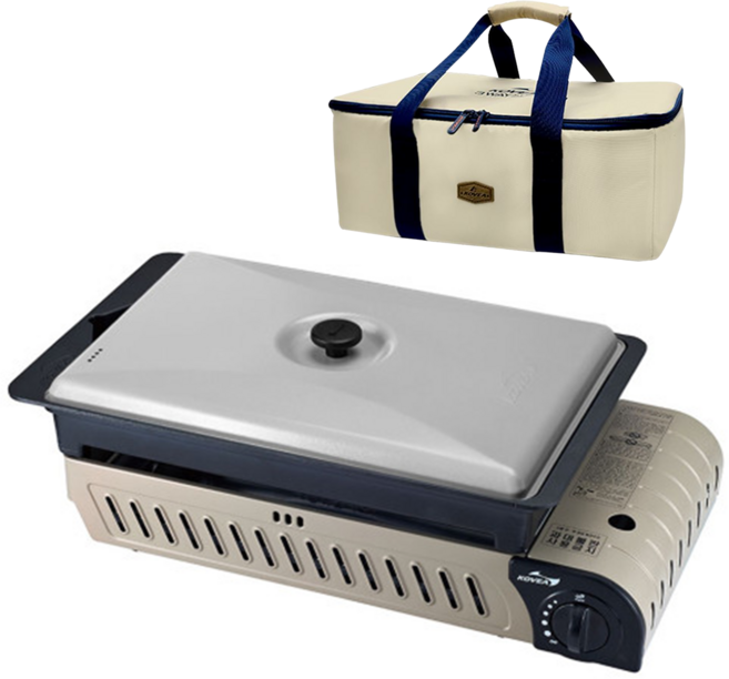 코베아 구이바다 L 세라믹 가방 버너 부르스타 3웨이 올인원 유리 휴대용 가스 부루스타 캠핑, 구이바다OL(그릴포함)버너+코베아방수케이스, 1개