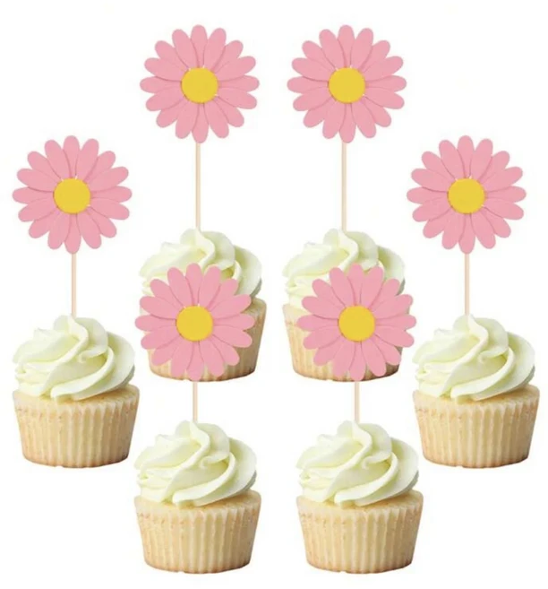 다섯개 스타 케이크 토퍼 카드 입체 생일 파티 장식 베이킹 골든 실버 디저트 드레스, 01 As shown, 13 5pcs