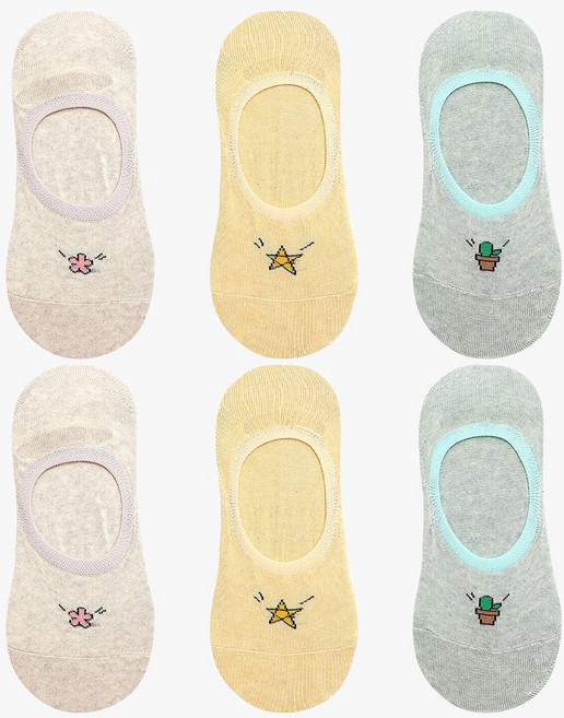 프롬산타 국내생산 패션 캐릭터덧신 여성덧신 여자덧신 덧신세트