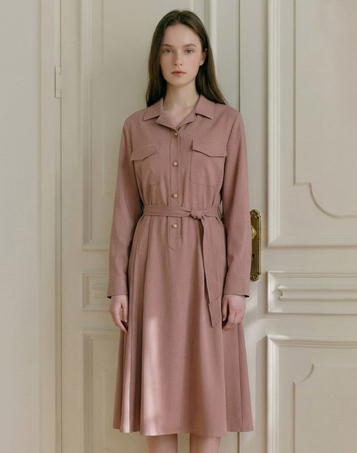 레노마레이디 더레노마 플랩 포켓 셔츠 원피스-CC41OP820 591168