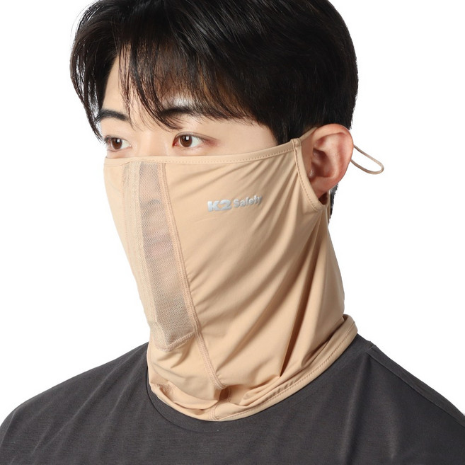 K2 세이프티 복주머니형 아이스 메쉬 자외선차단 마스크