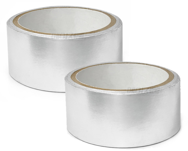 3m 알루미늄 테이프 50mm 은박 호일 배관 덕트 테이프, 2개