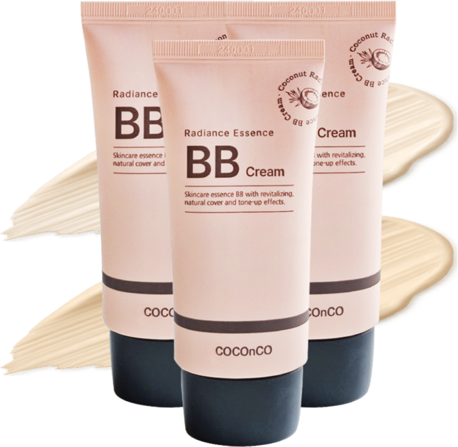 코코앤코 윤광 발림좋은 촉촉커버 비비크림 미백 주름 자외선차단 50ml SPF50+PA++++세련된커버피부, 21호라이트베이지, 3개