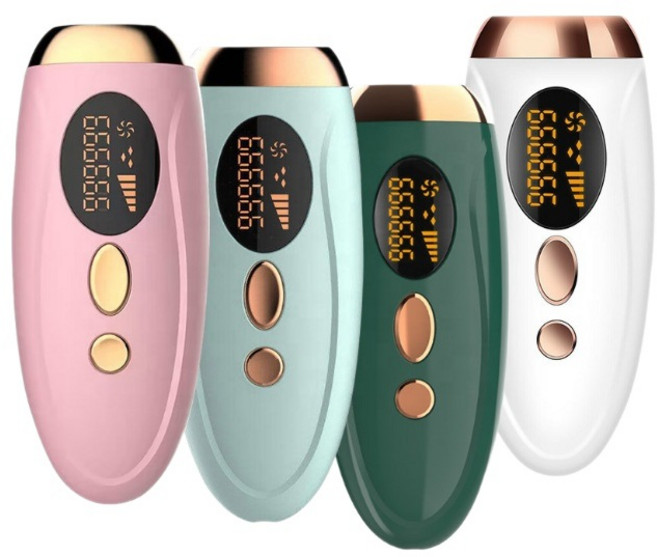 레이저 제모기 고성능 가정용 제모 설비 영구 제모기 풀세트 전신 제모기, IPL, 라이트 그린 JD-TMY-Q