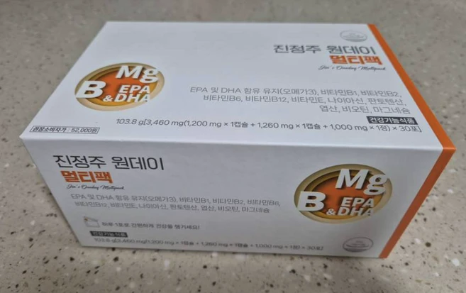 진정주 원데이멀티팩 멀티 영양제 원데이 진약사, 1개, 30회분 - 쿠팡