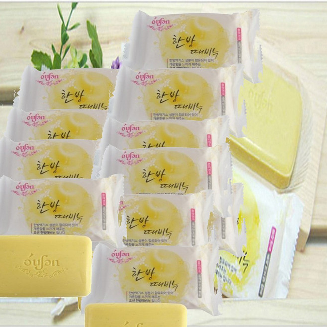 오션 한방 때비누 (9개+1개), 80g