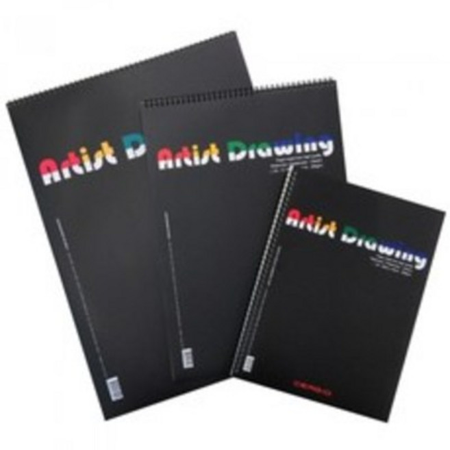 세르지오 아티스트 드로잉 스케치북 5절 200g, 1개, 20매, 전체 시트