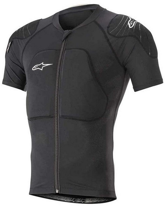 Alpinestars 남성용 스탠다드 파라곤 라이트 재킷-반팔 블랙 S, Small