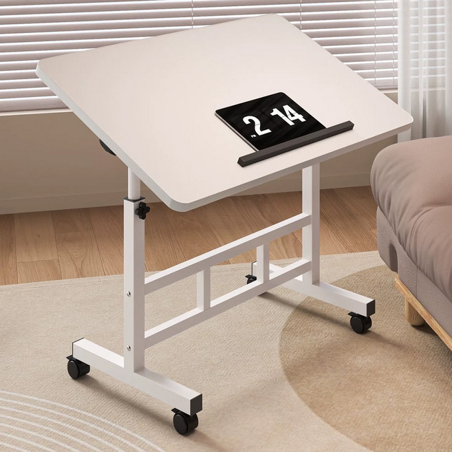 하루꿈 미술 책상 각도조절 접이식 이동식 바퀴형 드로잉 제도 작업대 공부 작업용 테이블 미술책상, 화이트