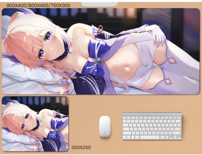 원신 산고노미야 코코미 캐릭터 장패드 38종 마우스패드 굿즈, 300x250mm, 3mm, 코코미 장패드 L, 1개